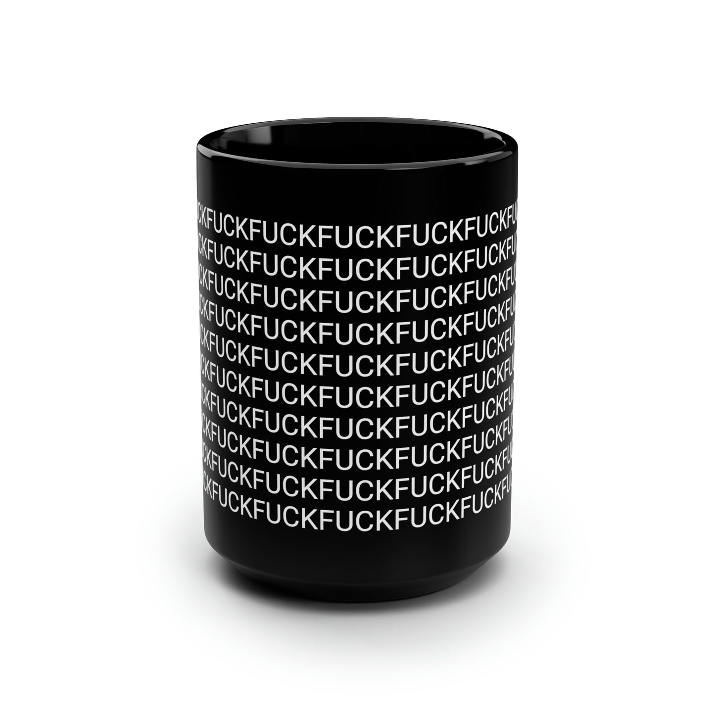 "Worldly Profanities" 15oz Black Mug