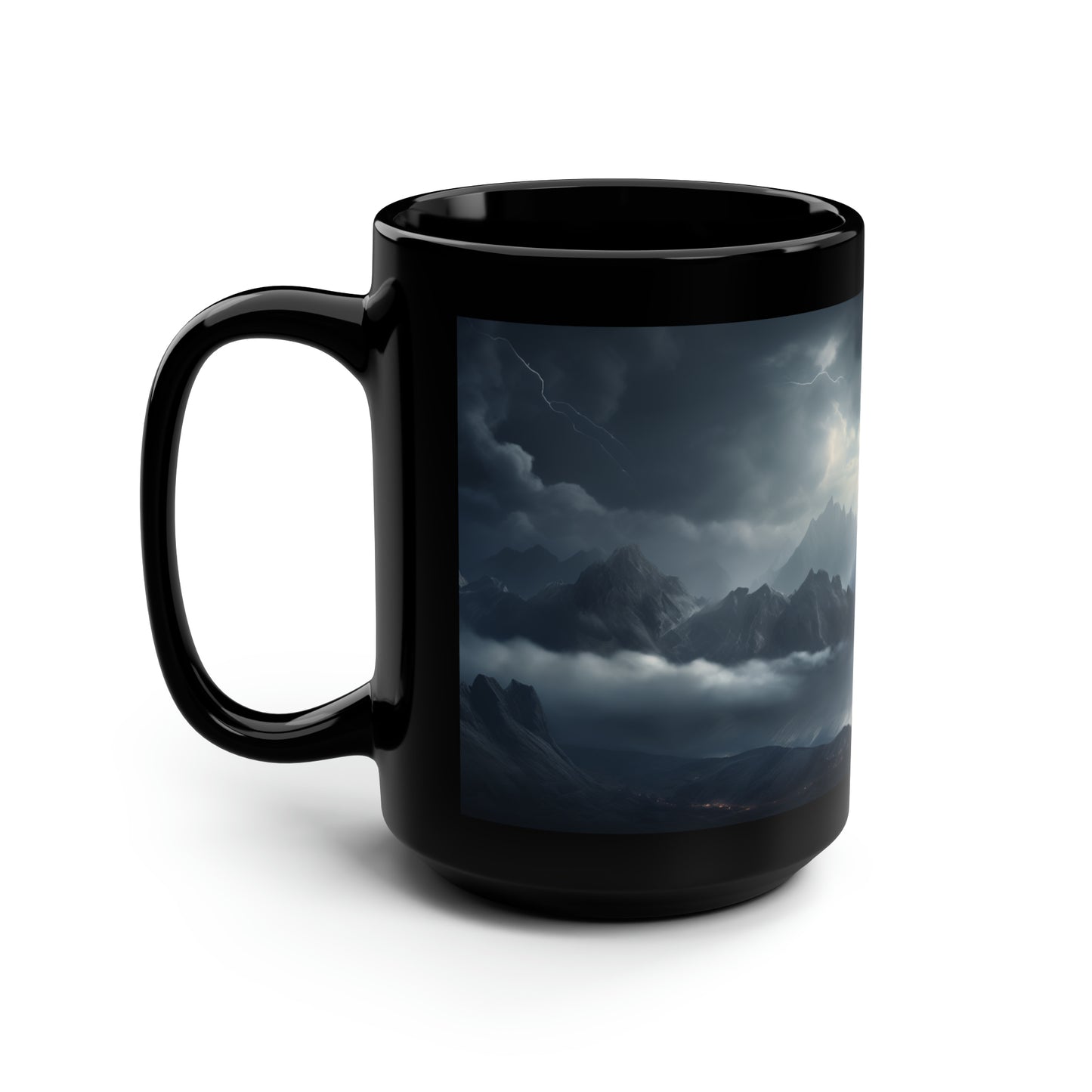 Enduring Summit: 15oz Triumph Over Darkness Mug