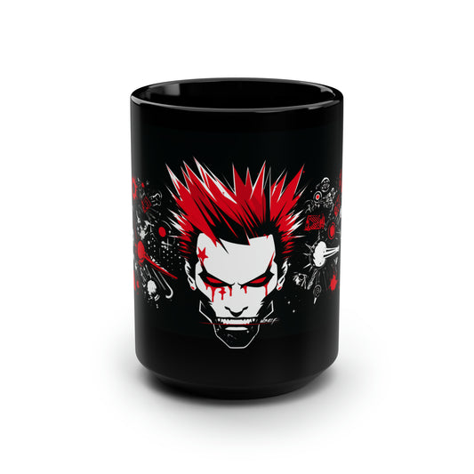 Rebel's Red Eruption 15oz Mug - Unleash Your Bold Brew