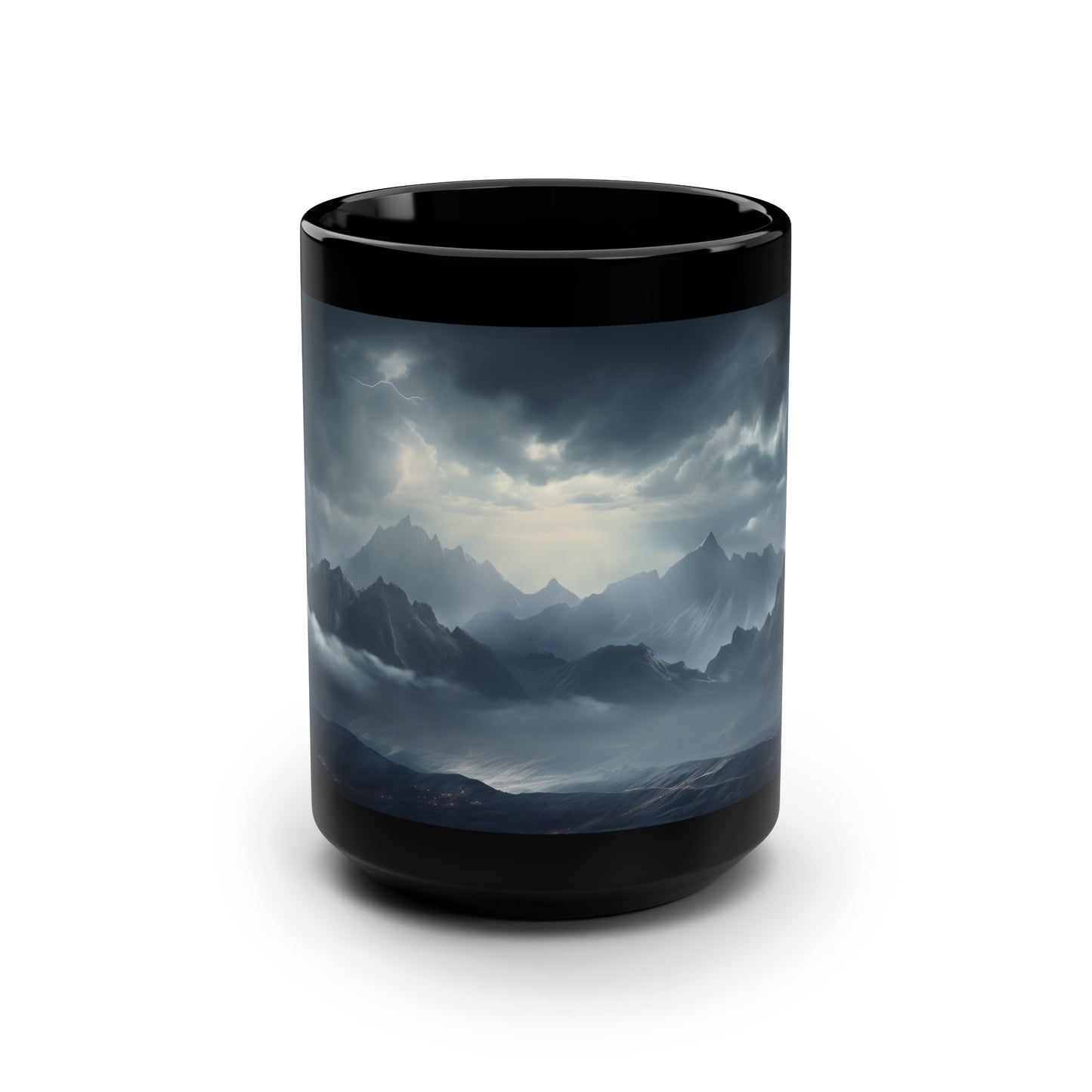 Enduring Summit: 15oz Triumph Over Darkness Mug