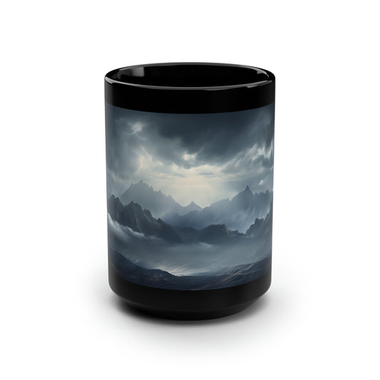 Enduring Summit: 15oz Triumph Over Darkness Mug