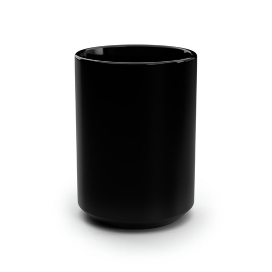 "Pitch Dark Delight" Black Mug